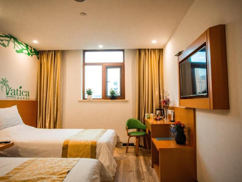 โรงแรมวาติกา ซานตุง จ้าวจวง เถิงโจว เรลเวย์ สเตชั่น Tengzhou ภายนอก รูปภาพ